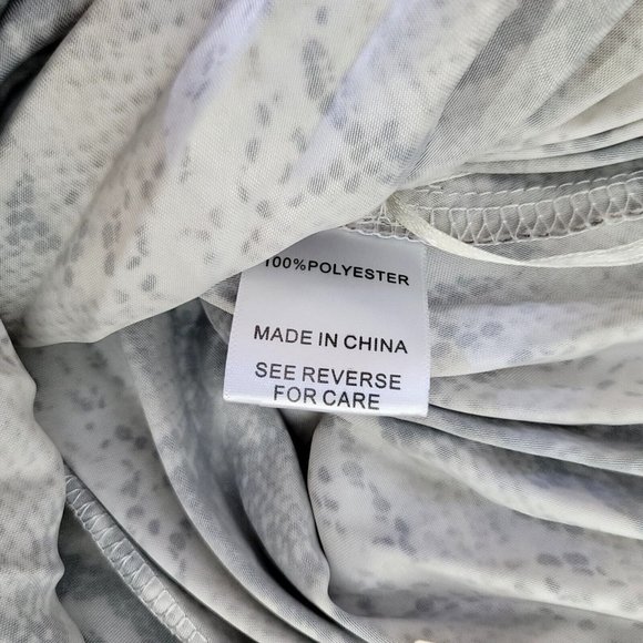 Lucy Paris Womens XS Python Accordion Pleated Midi Skirt Red Color-block Trim - Picture 9 of 10